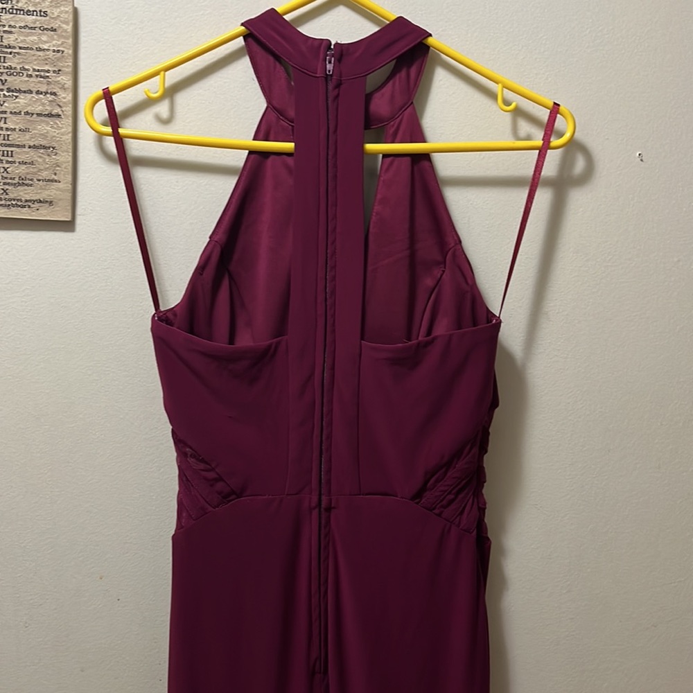 Jodi kristopher maroon dress size 5 - Picture 5 of 9